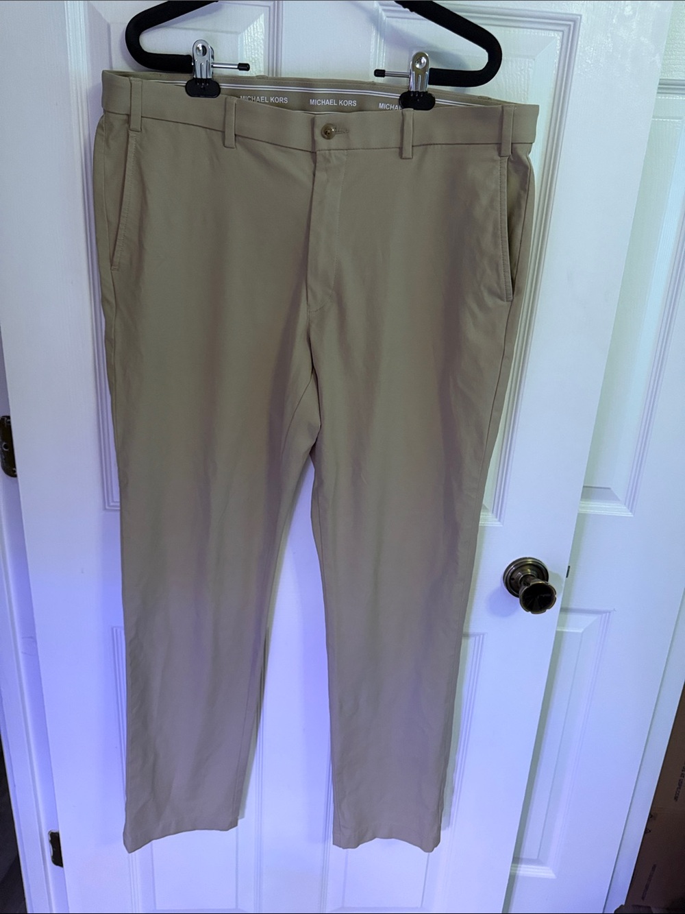 Michael Kors Men's Classic Fit Cotton Stretch Performance Pants - 36x 30 READ